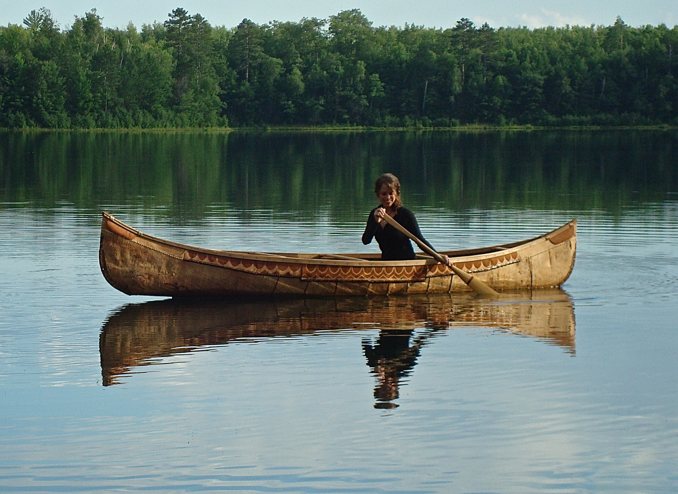 building a birch-bark canoe - youtube